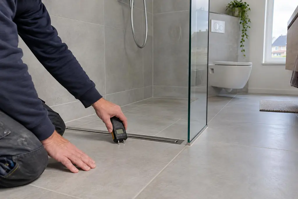 Lekdetectie Zwijndrecht – badkamer in een nieuwbouwwoning